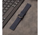 Leather Strap for Smartwatch, 22mm Quick Release, Synthetic Leather, Waterproof Compatible with Samsung, Huawei, Garmin Models