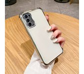 For OPPO Reno5 Case OPPO find x3 lite Phone Case Reno 6 4 5 Reno7 5G 7 Pro Four Corners Thickening Shookproof Plating back cover