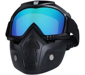 Goggles Full Face Hd Transparent Fog-proof Sand-proof Electric Welding Protective Glasses Versatile Breath-proof Windproof Mask