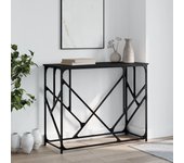 Consola Negra 100x40x80 cm en Madera multicapa
