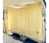 Car front and rear partition curtain Interior shade curtain summer heat insulation sunscreen women shade privacy shade curtain