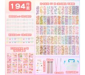 Goo Card suit Girl Children's Toy Goo Chuck Sticker Full Set DIY Sticker Goo Card Sticker Hand Account Material Sticker
