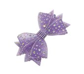 1/2Pcs Mesh Hot Diamond Bow Shoe Decorations Clip Shiny Rhinestone Bow Shoe Clips Bride Wedding High Heel Accessory Shoe Buckles
