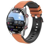 Deportes Bluetooth Hablar Smart WatchBusiness banda de acero inoxidable Hablar WatchECG Watch