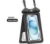 Double Pouch Waterproof Phone Case Bag Swimming Dry Cover Pouch For iPhone 16 15 14 13 12 11 Pro Max X Xiaomi Samsung S24 Ultra