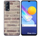 Funda Gel Tpu para Vivo Y52 5G / Y72 5G diseño Ladrillo 01 Dibujos