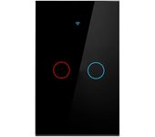 Tuya Wifi Smart Wall Light Switch 1/2/3 Gang EU Touch Switch Rf433 Wireless Remote Control For Alexa Google Home Voice Control