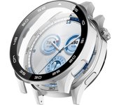 PC Case+Tempered Glass For Huawei Watch GT5 46MM Full Cover Screen Protector Smartwatch Bumper Cleaning cotton For Huawei GT5