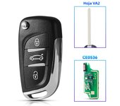 KEYYOU CE0536 Modified Flip 2/3 Buttons Remote Car key for Peugeot Partner 307 308 407 408 3008 ASK/FSK 433MHz PCF7961 HU83/VA2