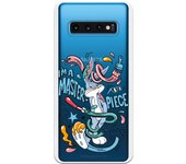 Funda original compatible con Samsung Galaxy S10 - Bugs Bunny Master piece