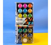 12/18/24/36Colors Solid Watercolor Paint Set Metallic Glitter Plastic Box Watercolor Pigment Painting Pigment Set Students