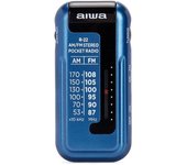 Aiwa R22 Mini Radio Bolsillo AM/ FM Estéreo. ​Sintonizador Analógico ETS Toma De Auriculares (3.5mm). ( Incluye Auriculares )
