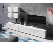 Conjunto de salón Providence B130 , Muebles ES, Aglomerado laminado, Con mesa de tv, 250 x 43cm