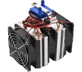 Aquarium Cooler Fishbowl Water Chiller Aquarium Fish Tank Cooler Peltier Sensor 12V Fan Marine Water Cooler Aquarium Chiller