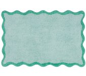 Flamingueo Alfombrilla Baño Alfombra Baño Alfombras Para Baño Antideslizante Bath Mat Alfombras de Ducha 100% Algodón 53 x 77 x 1 cm