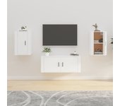 Muebles para TV de pared 2 uds blanco 40x34,5x60 cm