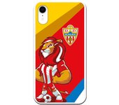 Funda original compatible con iPhone XR - UD Almería Fondo Diagonales