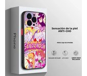 Sailor Moon Cartoon For iPhone 15 Ultra 14 13 12 11 Mini XS XR X 8 7 Pro Max Plus Frosted Translucent Phone Case