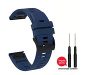 26mm 22mm Silicone Strap For Garmin Fenix 7X 7 Pro Solar/6X 6 Sapphire 5 5X Plus 3 3HR/Epix HR Venu SQ 2 3 QuickFit Watch Band