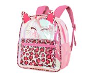 Oh My Pop Feline Small Laser Backpack, Pink