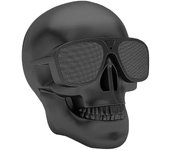 Altavoz Bluetooth con forma de Calavera, altavoz inalámbrico portátil con Micrófono incorporado