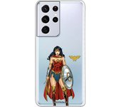 Funda original compatible con Samsung Galaxy S21 Ultra - S30 Ultra - JL Wonder Woman Escudo