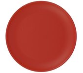 MONOUSO | Plato Reutilizable Durable PP Mineral Rojo Ø23,5cm (54 Uds)