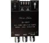 ZK-1002T Bluetooth-Compatible Amplifier HIFI 2.0 Channel 100Wx2 Audio Module Kit