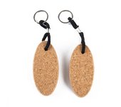 1Pc Cork Ball Keychain Floating Buoy Holder for Water Sports Beach Rowing Boats