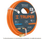 Manguera PVC Baja Presión Truper 5 M Conectores Latón Herramienta Neumática