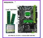 MACHINIST B75 PRO U5 Motherboard Optional LGA 1155 Core I5 3570 CPU Kit and DDR3 16GB 1600MHz RAM Set NGFF M.2