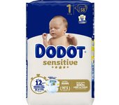DODOT SENSITIVE TALLA 1, 2-5KG , 116UD (2X58UD)