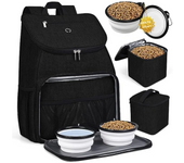 1 pc Pet Travel Bag Dog Cat Supplies Backpack, Water-resistent Diapers Food Travel Tote Backpacks Weekend Bags Accessories Set O