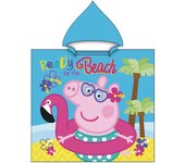 SUN & SURF Poncho Infantil PEPA PIG Licencia Original, Microfibra Rizo, Suave y Absorbente, Ideal para Piscina, Playa o Campo