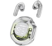 NUEVO T8 TWS Auriculares inalámbricos Bluetooth 5,3 Auriculares ENC transparentes Auriculares de reducción de ruido Bass Touch Control para teléfonos