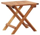 Mesa de centro plegable de jardín madera de acacia 40x40x40 cm