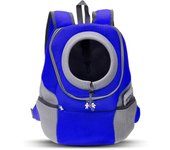 Mochila para perros Bolsa de transporte para perros Bolsa de transporte para perros Transportín para mascotas S/M Azul