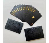 Color Black Gold Playing Card Game Card Group Waterproof Poker Suit Magic Dmagic Package Board Game Gift Collection