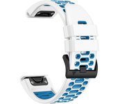 QuickFit 26 22mm Two Tone Silicone WristStrap For Garmin Fenix 7X 7 Pro 5 5X 6 6X/Epix Pro Gen 2 51mm 47mm Watchband Accessories