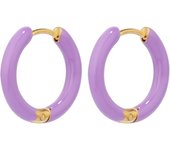 1 Pair Stainless Steel Candy Color Enamel Hoop Earrings Women Kids Earrings Gifts Fashion Children Jewelry Huggie Wholesale
