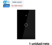 Tuya WiFi Smart Light Switch Neutral Wire/No Neutral Wire Required Wall Touch Switch 1/2/3 Gang Switch For Alexa Google Home