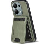 Solid Color Leather Wallet Card Slot Bracket Phone Case For Xiaomi 14T 13T 11T Pro Redmi Note 14 14C 13 13C 12 11 10 S Pro Cover