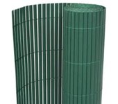 Valla de Jardín de doble cara verde 110x500 cm