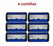 Afeitadora De Seguridad Clásica 6 Cuchillas Para Hombres Y Mujeres Eliminación De Vello Manual Rasador De Cuchilla De Seguridad