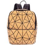 Didart Handmade Mochila Geométrica Corcho Mujer - Diseño Ecológico y Original