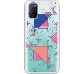 Funda compatible con Oppo A52/A72/A92 - Geometric bluerose