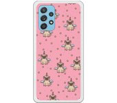 Funda compatible con Samsung Galaxy A72 - Be Unique Funda Gel perrocornio
