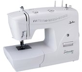 Jata Máquina de Coser con 33 Diseños de Puntada Pespunte y Zigzag Ojal en 4 Tiempos Con Pedal Electrónico para Control de Velocidad Juego Completo de Accesorios - MC744