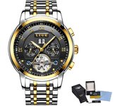 LIGE Men Mechanical Watches Fashion Top Brand Luxury Business Automatic Watch Man Casual Waterproof Wristwatch Relogio Masculino