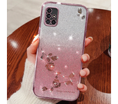 Glitter Flower Case For Samsung Galaxy M23 M30S M21 M54 M12 M22 M13 M31S M33 M51 M52 M53 M32 M14 M02S M01S M40S M62 Cover